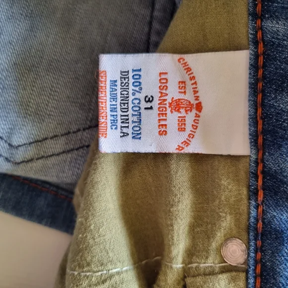 Christian Audigier Mini Denim Y2K Embroidered Panther Skirt Size 31 (Size 12) - Picture 13 of 13